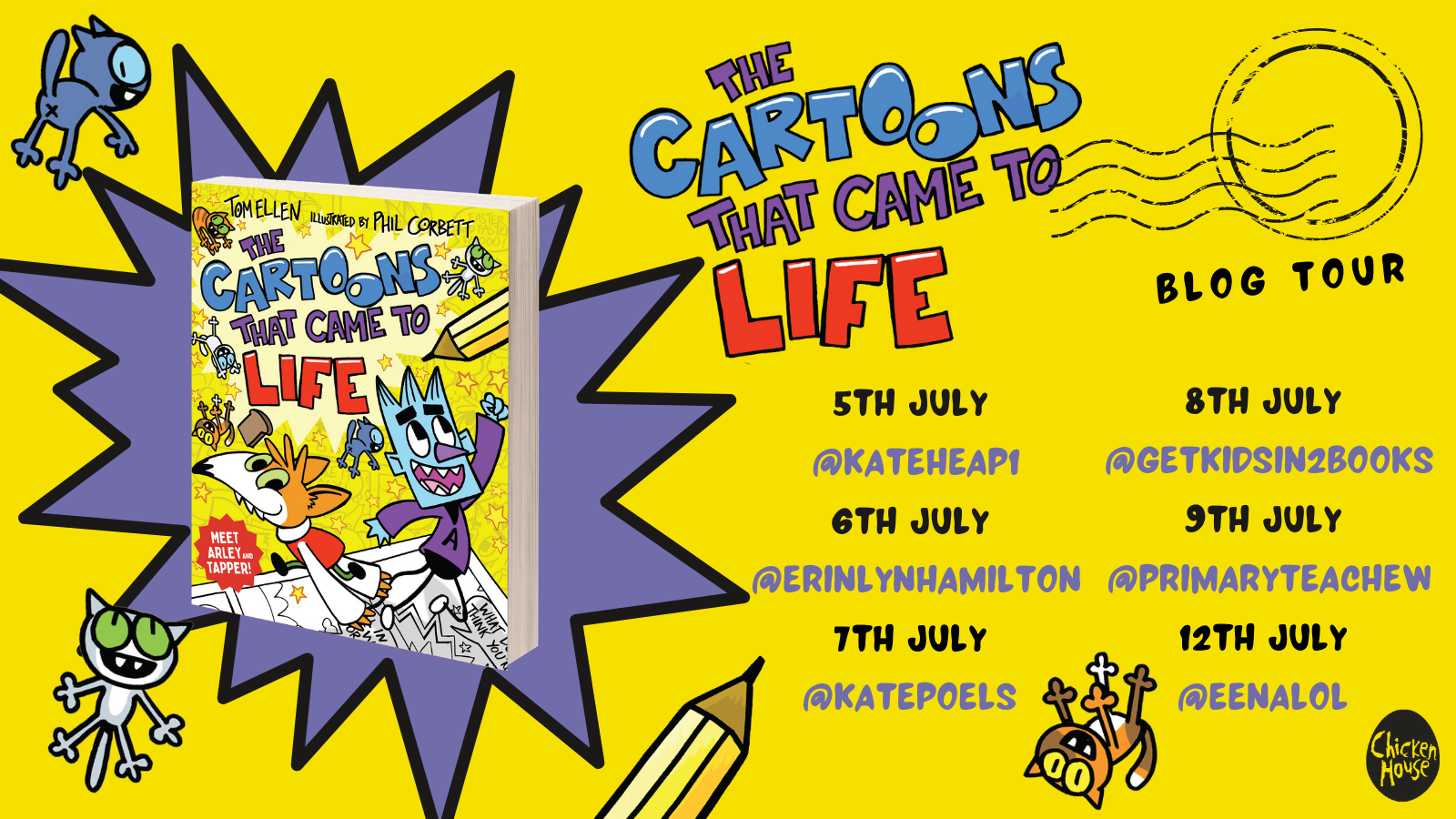 The Cartoons that Came to Life by Tom Ellen & Phil Corbett ~ Blog Tour ...